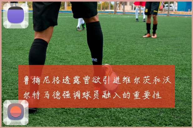 鲁梅尼格透露曾欲引进维尔茨和沃尔特马德强调球员融入的重要性